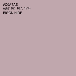 #C0A7AE - Bison Hide Color Image